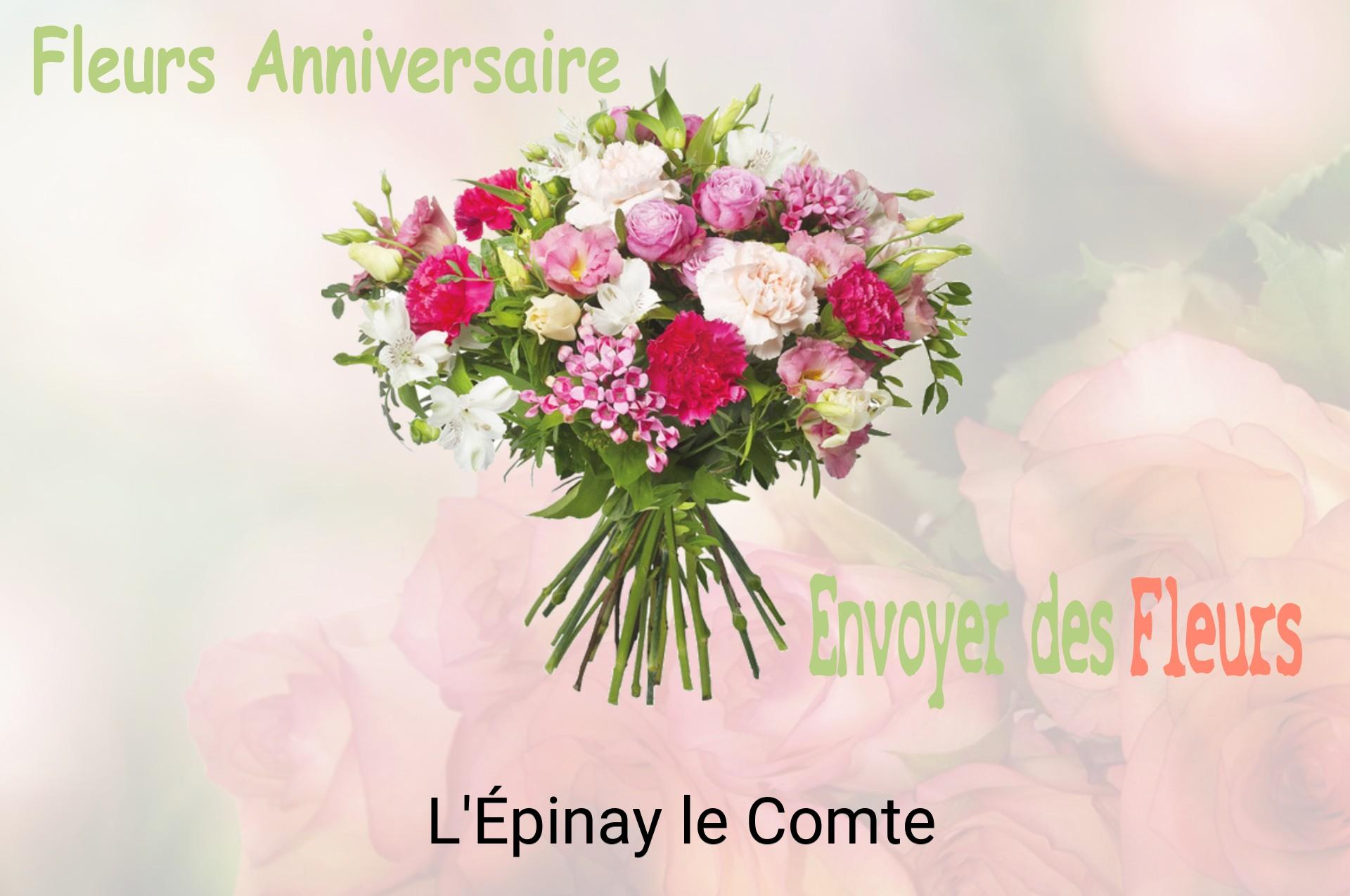 Bouquet de fleurs d’anniversaire livré à L'Épinay-le-Comte
