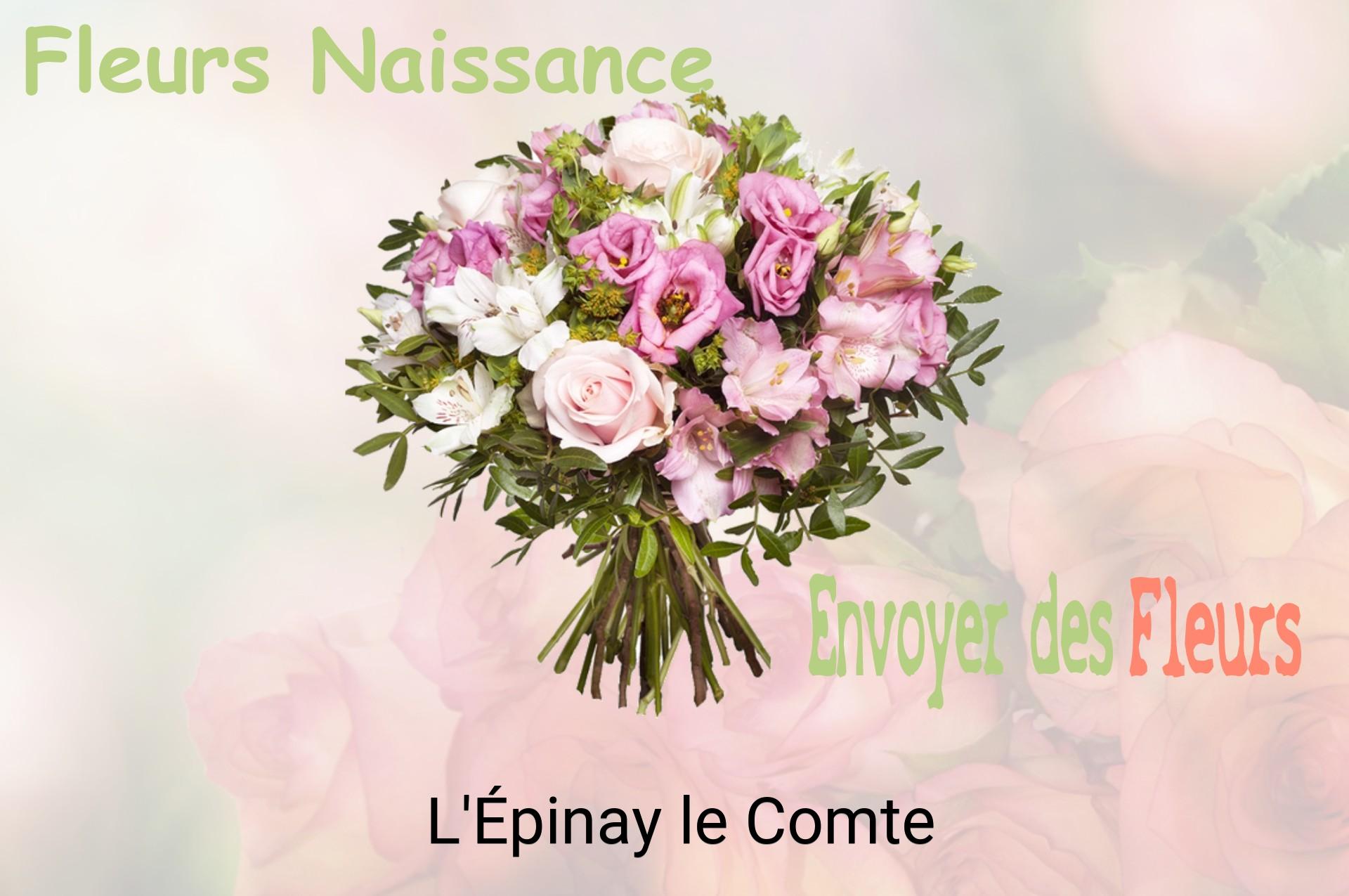 Bouquet de fleurs de naissance livré à L'Épinay-le-Comte